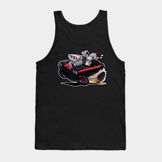 Challenger HELLCAT Black Tank Top by vincecrain